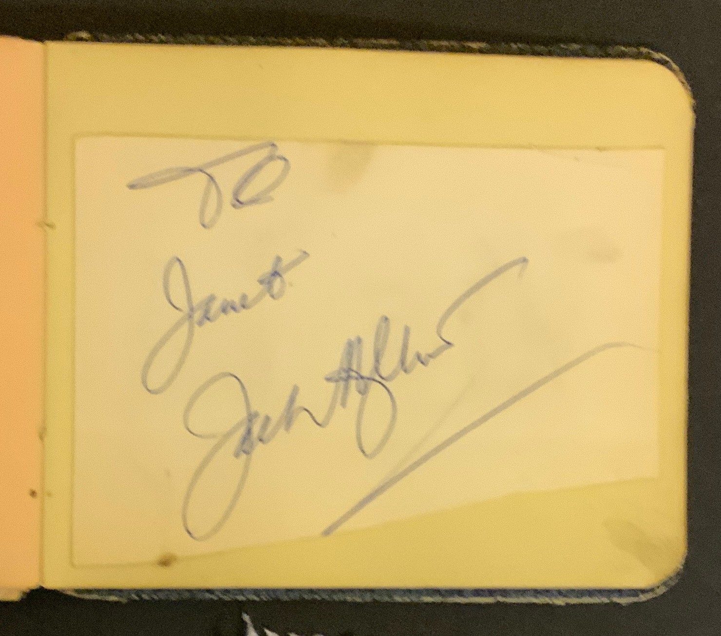 AUTOGRAPH BOOK WITH SIGNATURES - Image 17 of 20