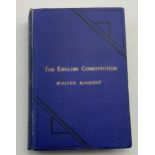 1878 THE ENGLISH CONSTITUTION BY WALTER BAGEHOT - AS FOUND