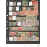 SELECTION OF VARIOUS STAMPS ON STOCK PAGES INCLUDING SOME BETTER VALUE ACCEPTABLE CONDITION