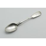 WHITE METAL & ENAMEL (SILVER AND ENAMEL) SPOON