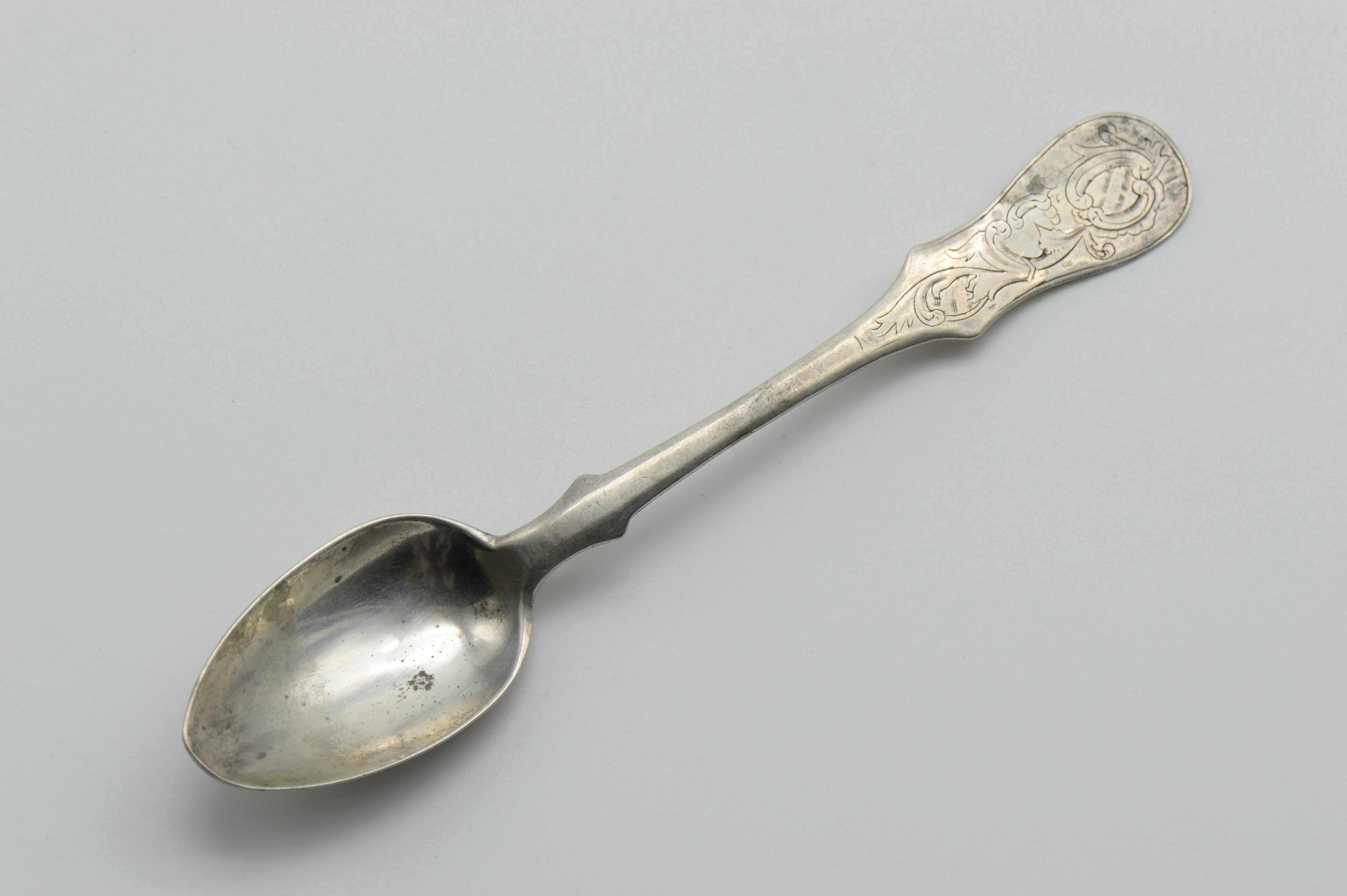 ANTIQUE HALLMARKED IMPERIAL RUSSIAN SILVER SPOON (1850)