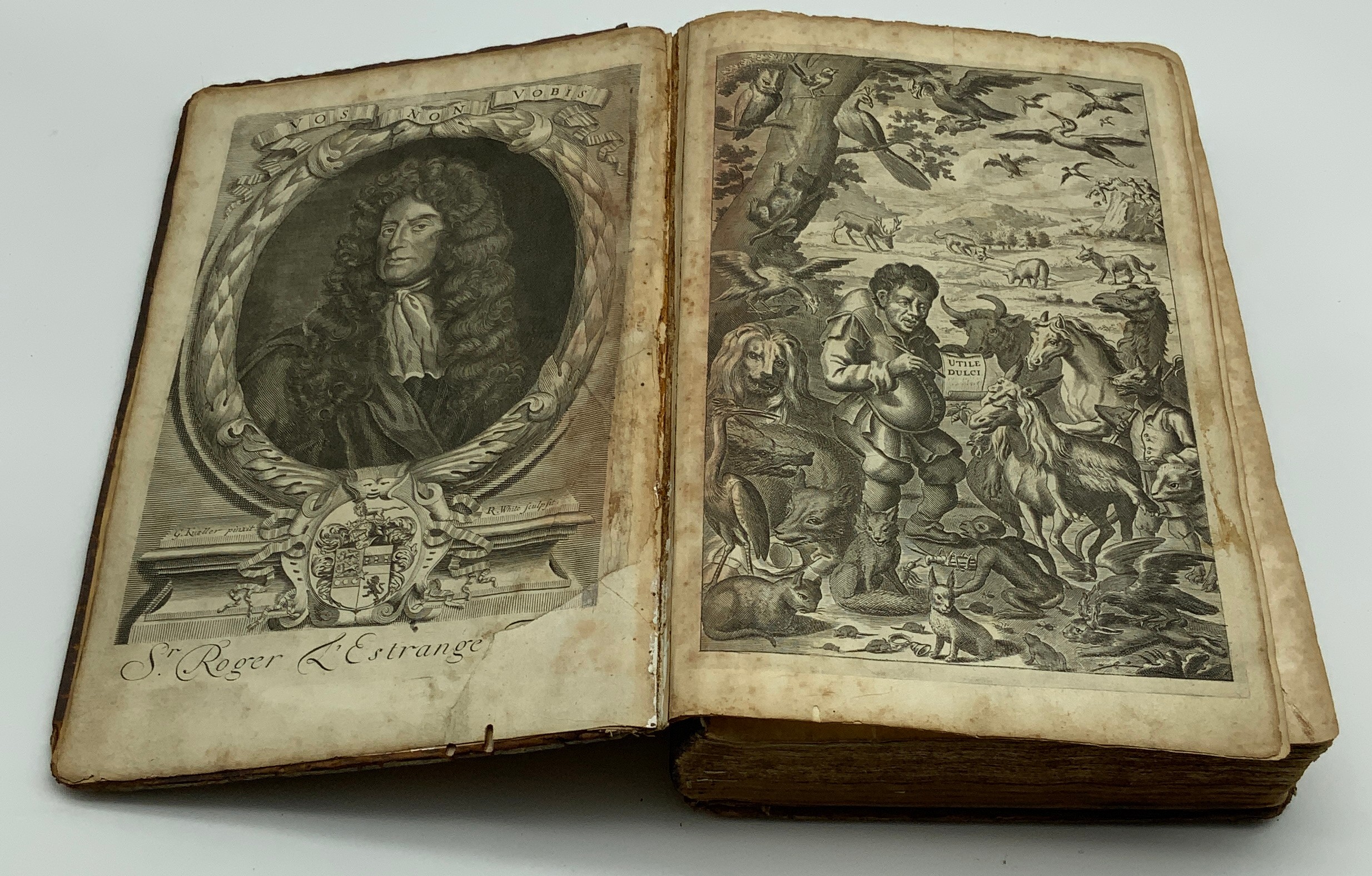 1704 AESOP'S FABLES - AS FOUND - Image 2 of 5