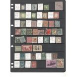 SELECTION OF VARIOUS STAMPS ON STOCK PAGES INCLUDING SOME BETTER VALUE