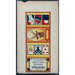 JAPANESE PLAYING CARDS WRAPPER CUTOUT KYOTO NINOMIYACHO CECHIGO YAMASHIRO & Co SAEZO