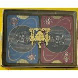 WORSHIPFUL COMPANY OF MAKERS OF PLAYING CARDS 1971 DOUBLE DECK - BOXED & SEALED FIRST MOON RIDE