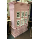 LARGE PINK DOLLS HOUSE WARDROBE