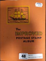 SMALL COLLECTION OF WORLD STAMPS IN ALBUM