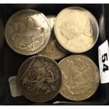 VICTORIAN SILVER COIN 1890 & OTHER