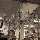 LARGE GLASS DROP CHANDELIER - 80 CMS (D)