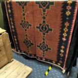 SOUTH WEST PERSIAN QASHQAI KILIM 280CM X166CM