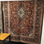 FINE CENTRAL PERSIAN KASHAN CARPET 317CM X 205CM