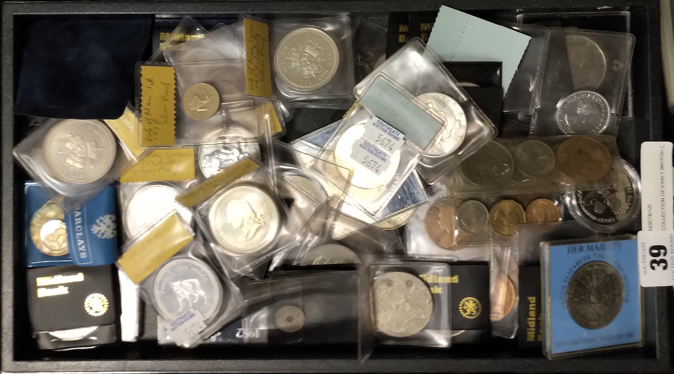 COLLECTION OF EARLY BRITISH COINS - SOME SILVER