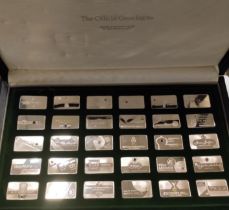 THE OFFICIAL GEM INGOTS COLLECTION STERLING SILVER WITH CERTIFICATE - APPROX. 26 ozs