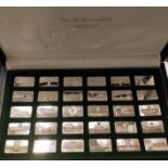 THE OFFICIAL GEM INGOTS COLLECTION STERLING SILVER WITH CERTIFICATE - APPROX. 26 ozs