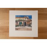 FARMHOUSE IN SPAIN SIGNED A LIMITED EDITION PRINT