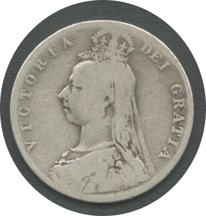 TWO 1889 HALF-CROWN QUEEN VICTORIA (2ND PORTRAIT) SILVER COINS - Image 5 of 6