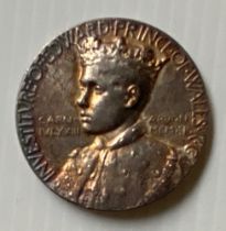 INVESTITURE OF THE PRINCE OF WALES (LATER EDWARD VIII) 1911, SILVER MEDAL, OFFICIAL ROYAL MINT ISSUE