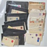 POSTAL HISTORY, WORLD PRE-PRINTED STAMPS ON LETTER CARDS & ENVELOPES (75)