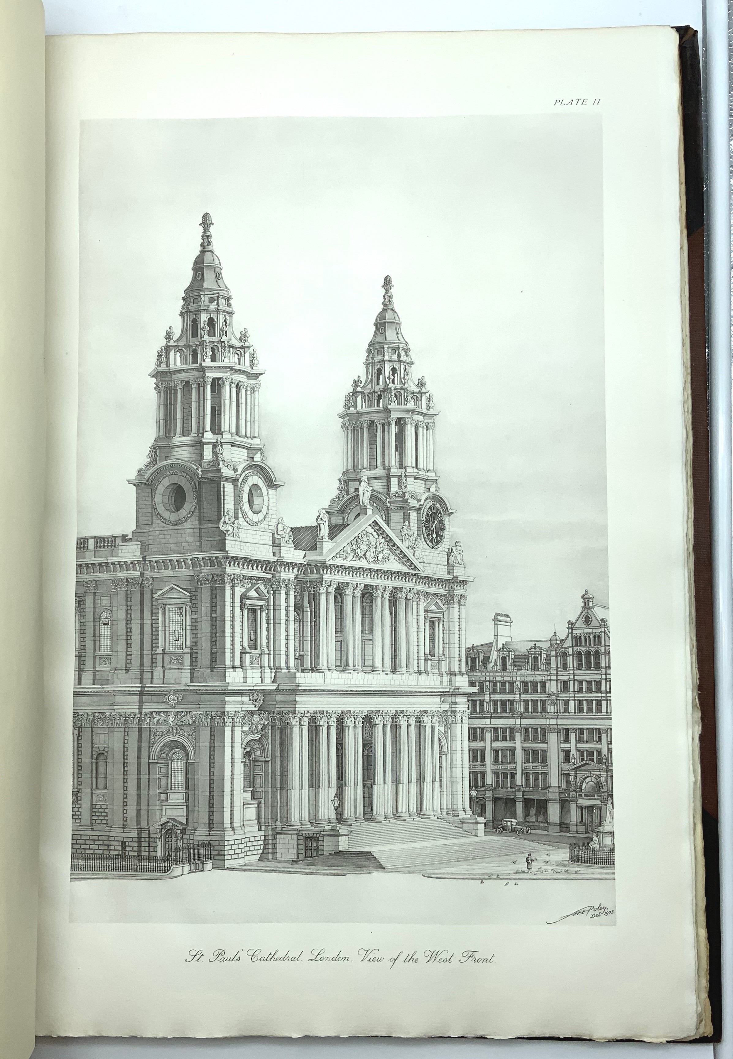 ST. PAUL'S CATHEDRAL, LONDON, MEASURED, DRAWN & DESCRIBED BY ARTHUR F. E. POLEY 1932 - Image 3 of 8