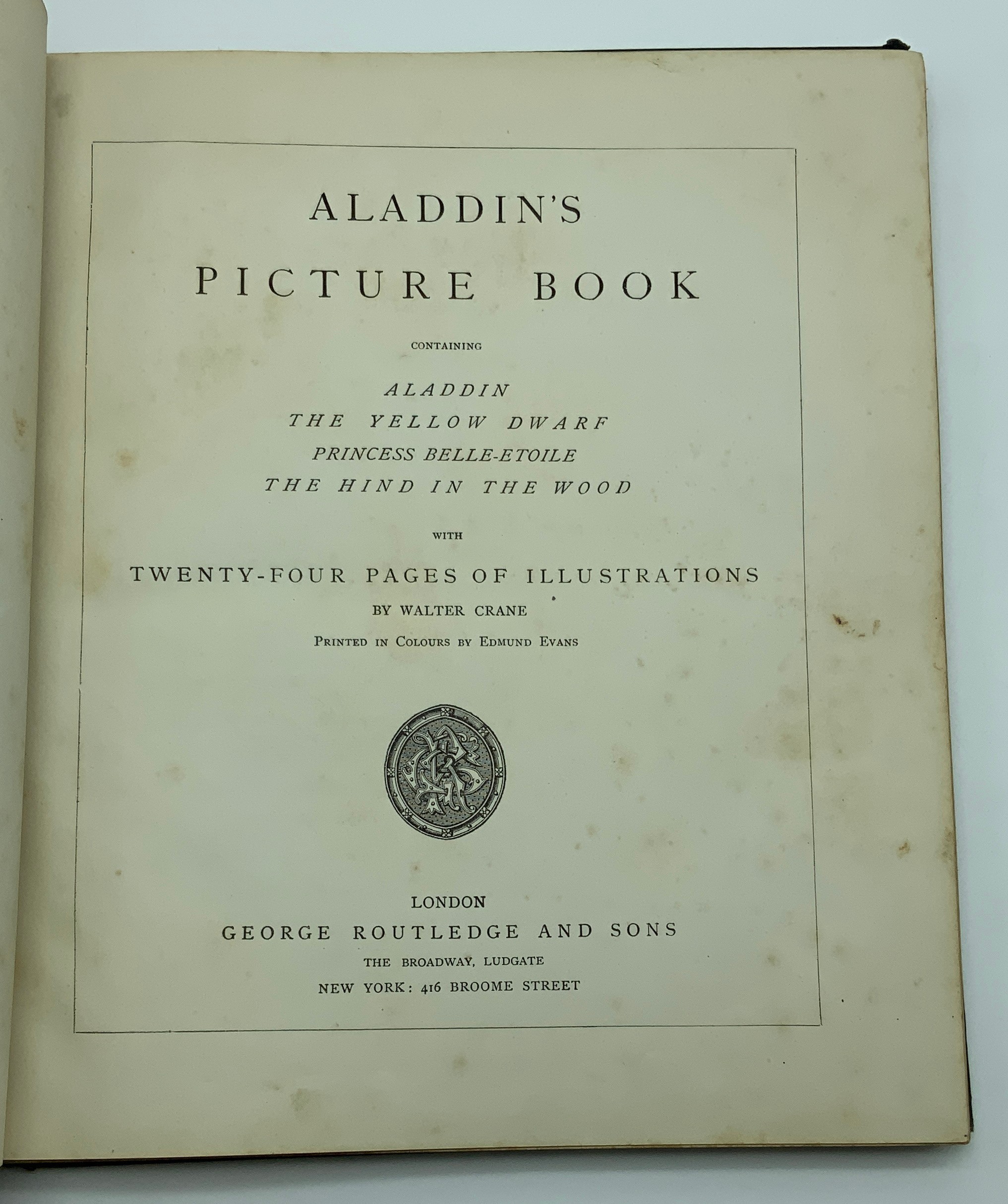 ALADDIN'S PICTURE BOOK - AS FOUND - Image 3 of 6