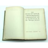 1930 THE DISCOVERIE OF WITCHCRAFT BY REGINALD SCOT WITH AN INTRODUCTION BY THE REV. MONTAGUE SUMMERS