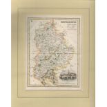 BEDFORDSHIRE MAP ENGRAVED BY GRAY & SON PUBLISHED BY FULLARTON & CO GLASGOW (1833/1840)