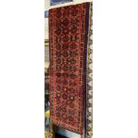 NORTH WEST PERSIAN MALAYER RUNNER 365CM X 65CM