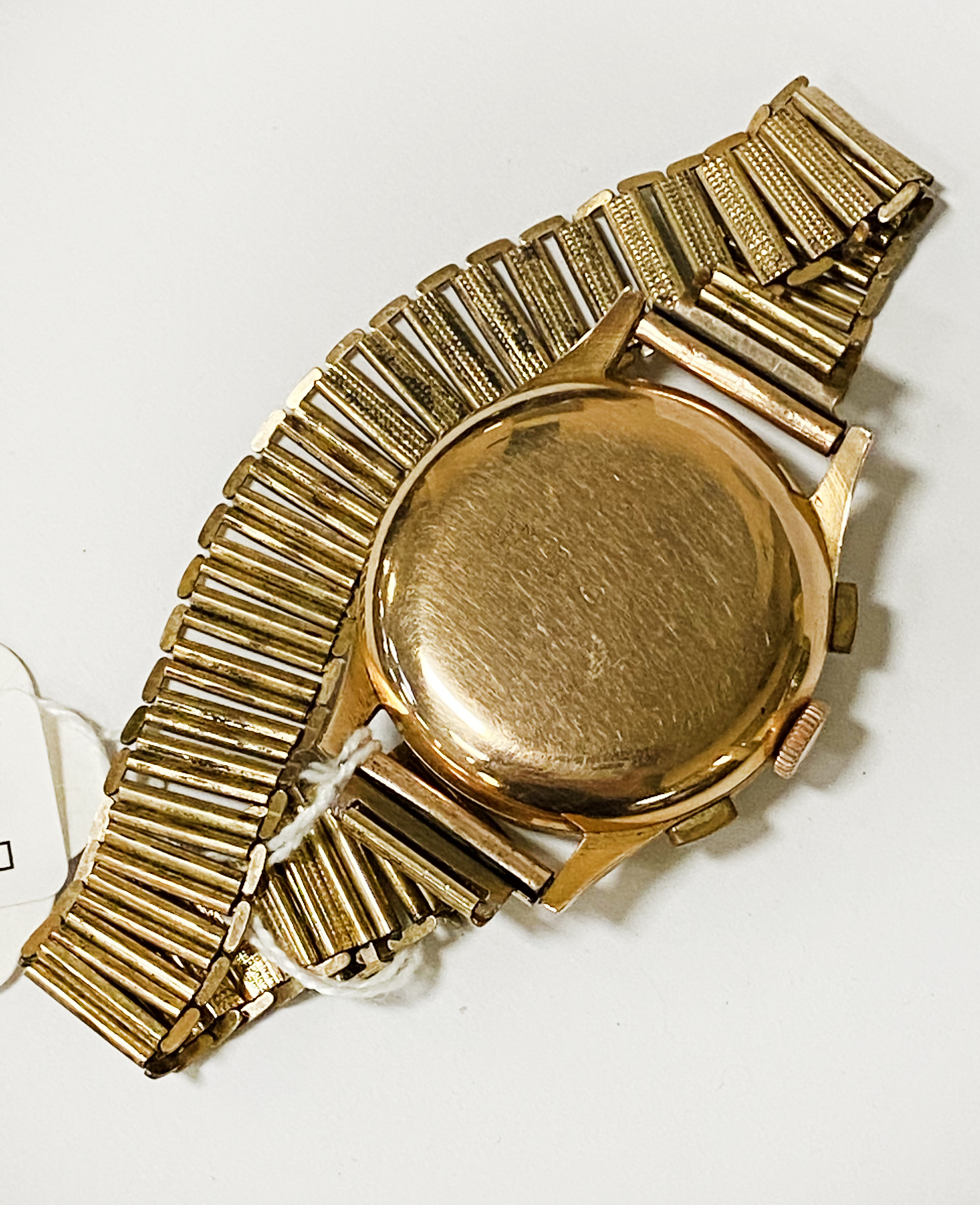 18CT GOLD CASED SWISS CHRONOGRAPH - Image 2 of 2