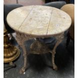 BRITALLIA CAST IRON TABLE