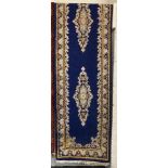 INDIAN HAND MADE BLUE RUNNER 4M X .75M