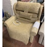 LARGE RISE & FALL CHAIR BY WILLOWBROOK -AS NEW