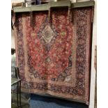 FINE CENTRAL PERSIAN KASHAN CARPET 317CM X 205CM