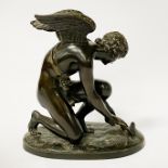 BRONZE SIGNED CHAUDET - 21 CMS (H)