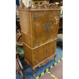 WALNUT COCKTAIL CABINET