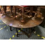 OAK DROP LEAF TABLE