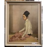 VINTAGE 1960'S PRINT WITH FRAME 57CM X 69CM - PRINCESS SAW OHV NYUM