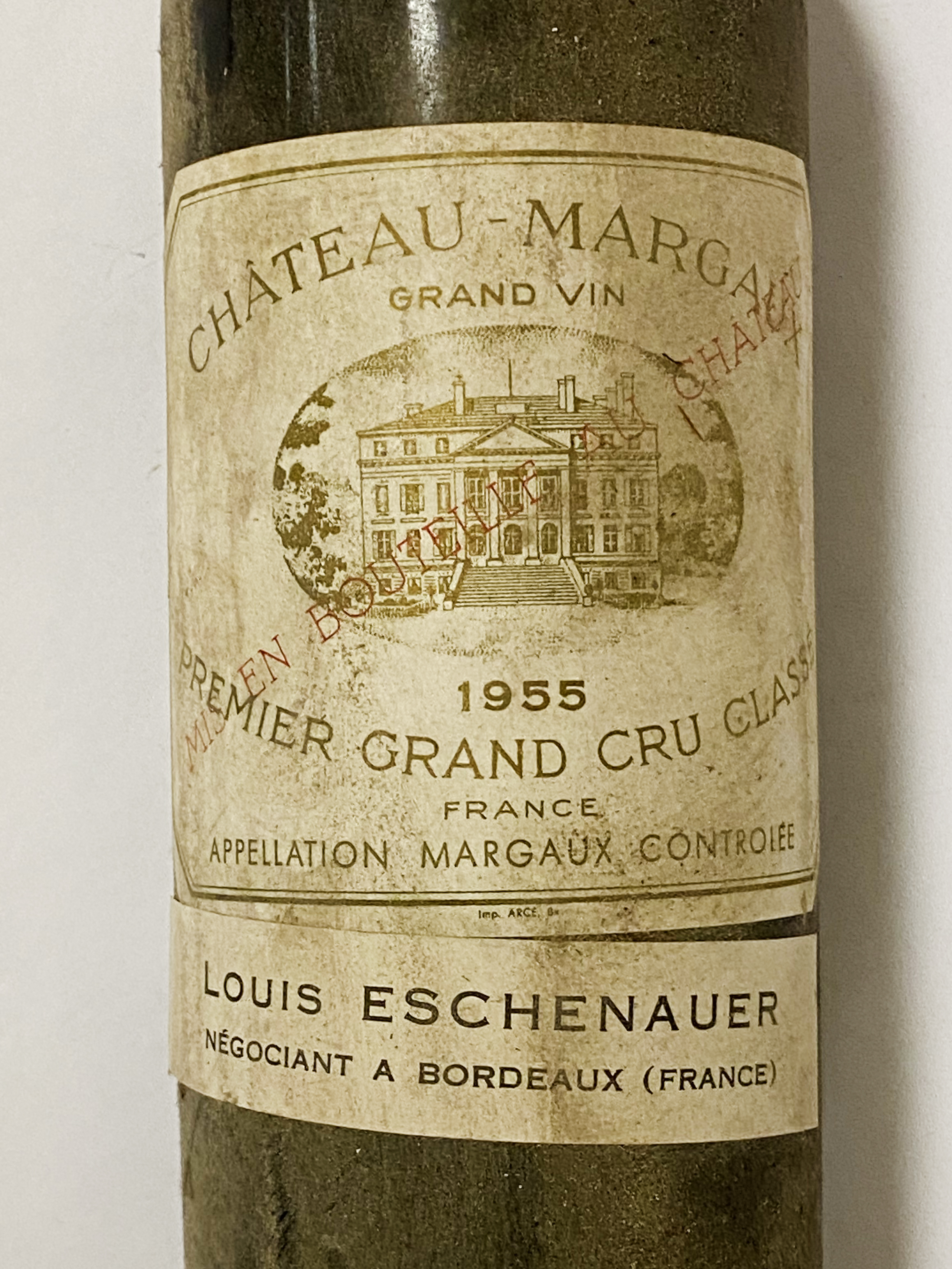 VINTAGE 1955 BOTTLE OF CHATEAU-MARGAUX PREMIER GRAND CRU CLASSE - Bild 2 aus 2