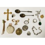 QTY OF INTERESTING ITEMS TO INCLUDE SOME SILVER