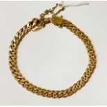 GOLD CURB BRACELET - 20 GRAMS APPROX