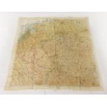 WW2 EUROPE SILK ESCAPE MAP