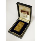 DUNHILL ROLLER GAS LIGHTER - CASED IN DUNHILL BOX