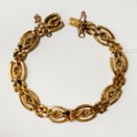 15 CT. GOLD BRACELET - 19 GRAMS APPROX