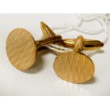 9CT GOLD CUFFLINKS 7 GRAMS APPROX