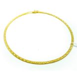 18CT GOLD NECKLACE 17" LONG