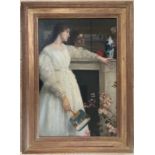 After James Abbott McNeill Whistler Oil on canvas. “Symphony in White No 2: The Little White Girl”