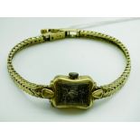 14CT GOLD LADIES WATCH