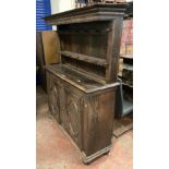 ANTIQUE DRESSER CABINET WITH KEYS