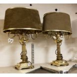 PAIR OF TABLE LAMPS 60CMS (H) APPROX