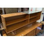 DANISH GLASS FRONTED BOOKCASE