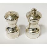 PAIR STERLING SILVER SALT & PEPPER GRINDERS